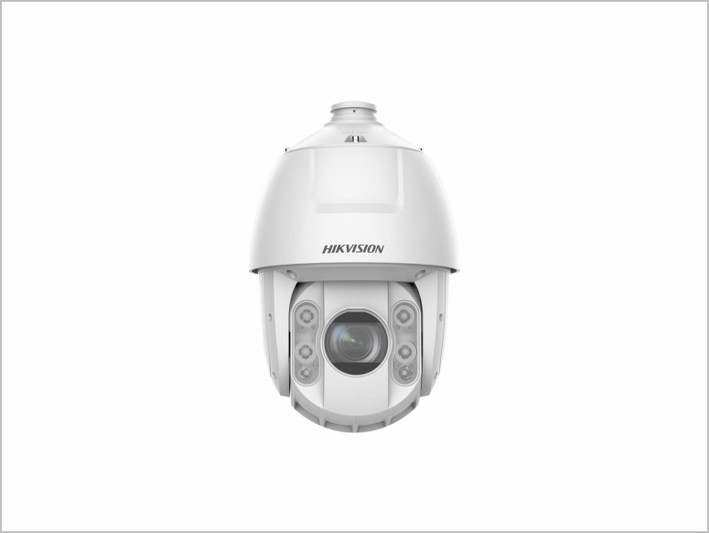 北京高清监控安装中海康威视400万6寸23倍网络双光球机POE！